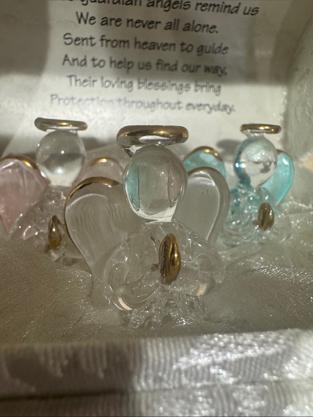 Glass Angels Blessing Box  Set - Picture 3 of 6